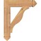 Ekena Millwork Funston Arts & Crafts Smooth Bracket, Western Red Cedar, 3 1/2"W x 18"D x 22"H BKT04X18X22FST03SWR - alternate 3